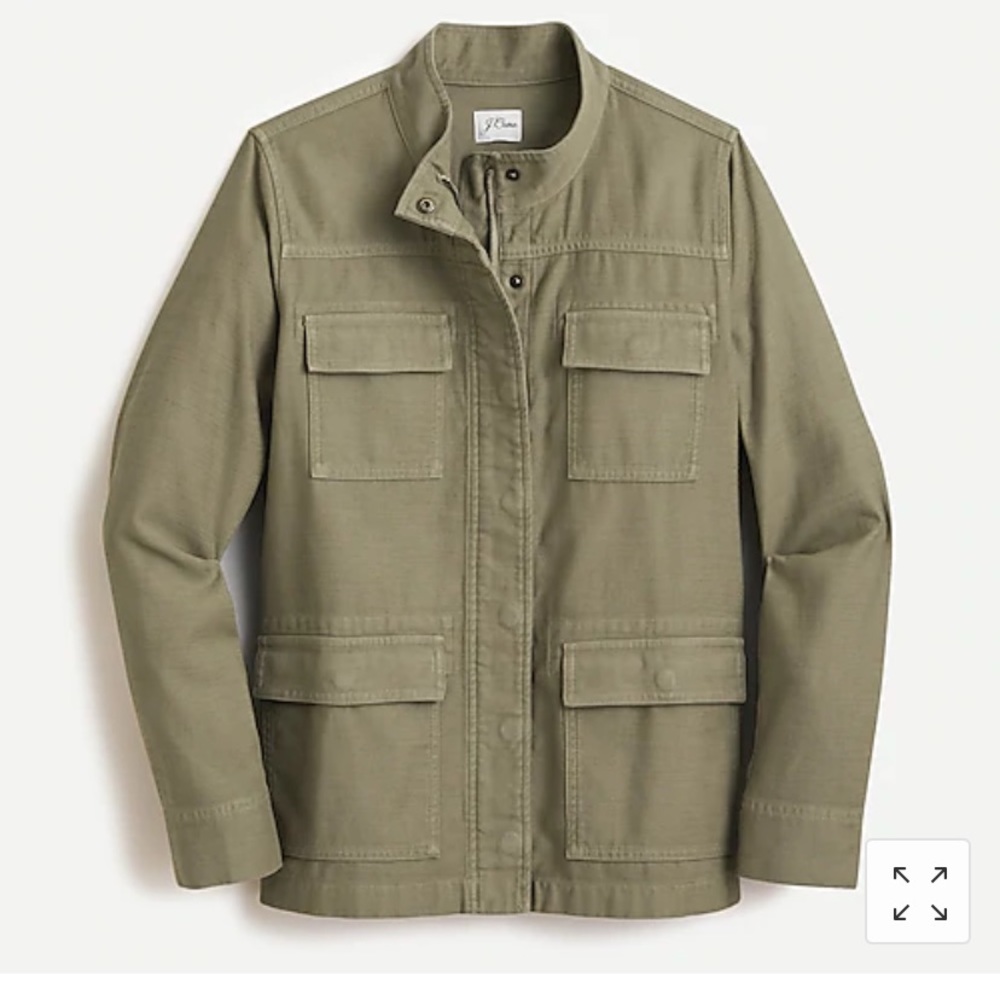 J.Crew Garment-Dyed Military Jacket